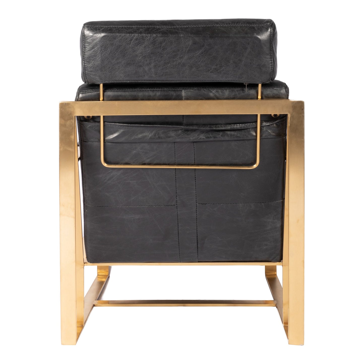 Paradiso Chair Onyx Black Leather | Moe's Furniture - PK-1083-02