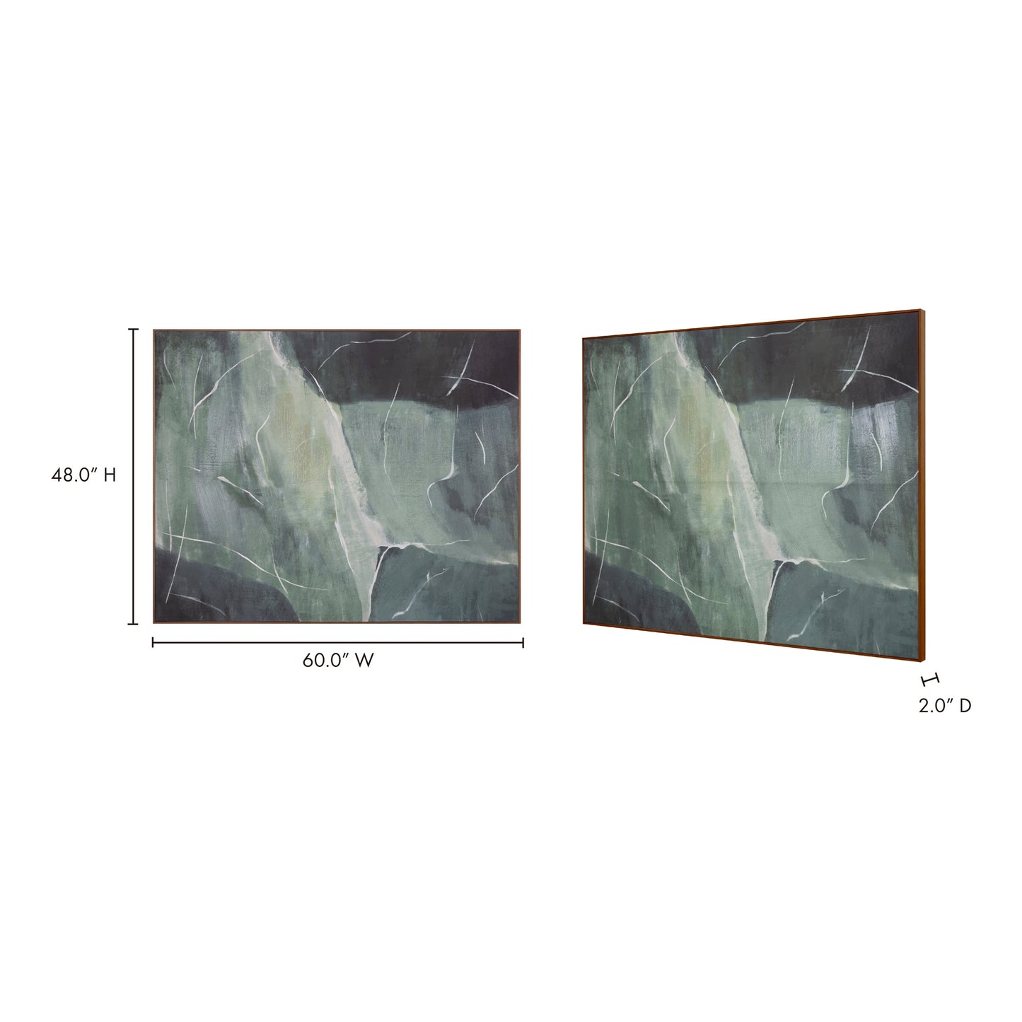 Impression Framed Painting Verdant Palette | Moe's Furniture - WP-1275-37
